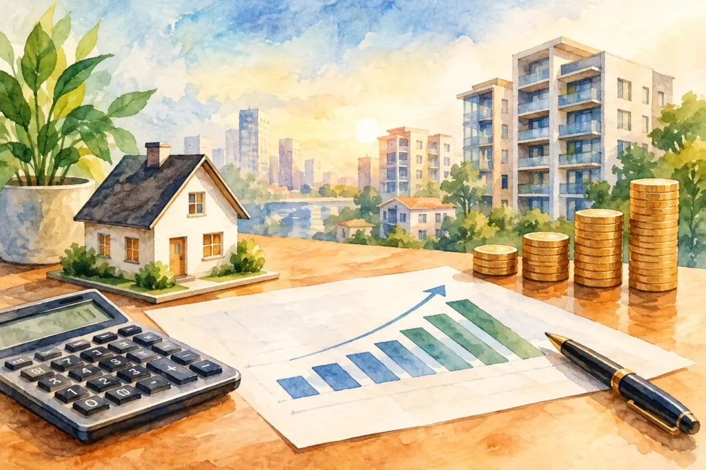 Como calcular retorno imobiliário com precisão
