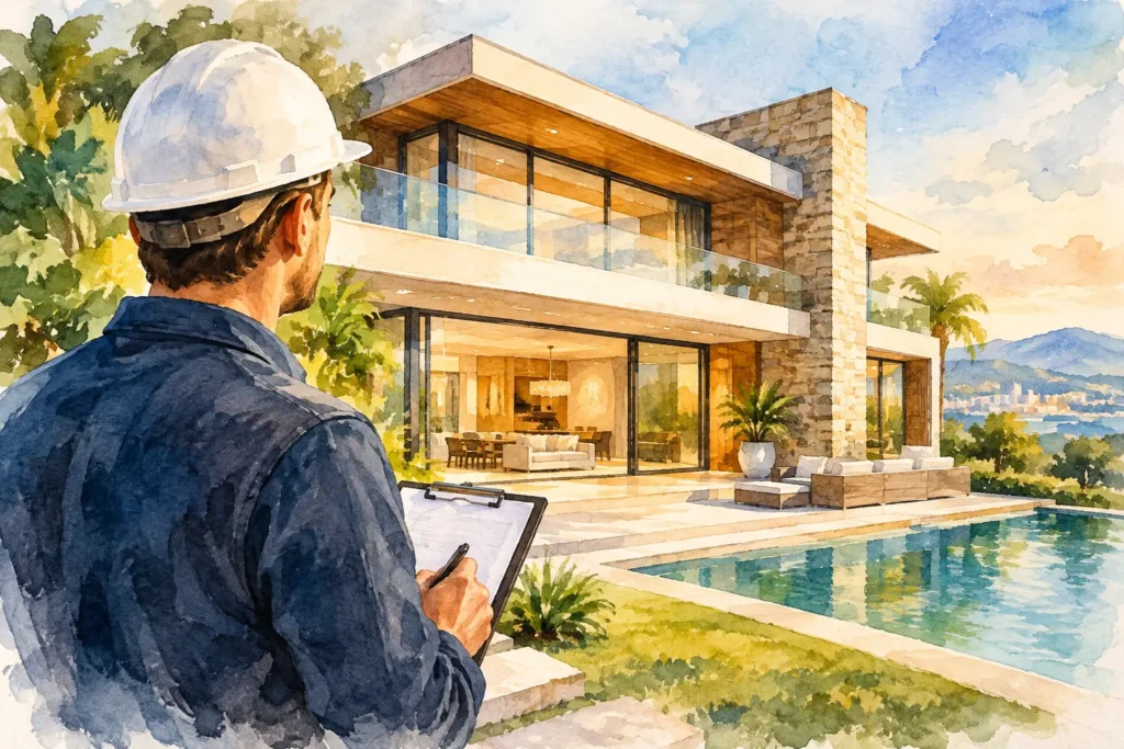 Guia de vistoria residencial para imóveis de alto padrão